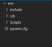 Env folder